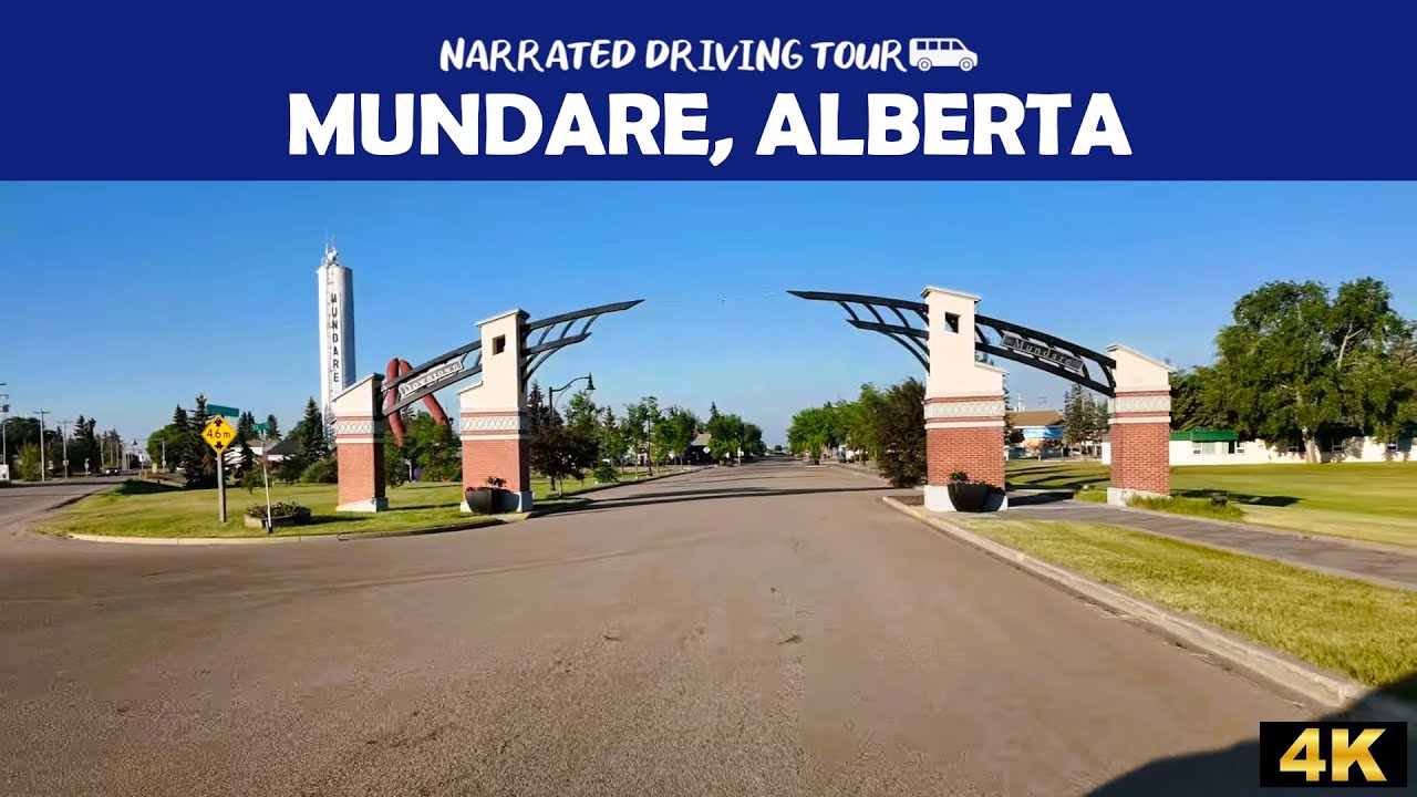 🚗 Mundare, Alberta 🛣️ 4K Drive