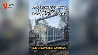 Expandable Container House Packing &amp; Shipping | Save Space, Save Cost