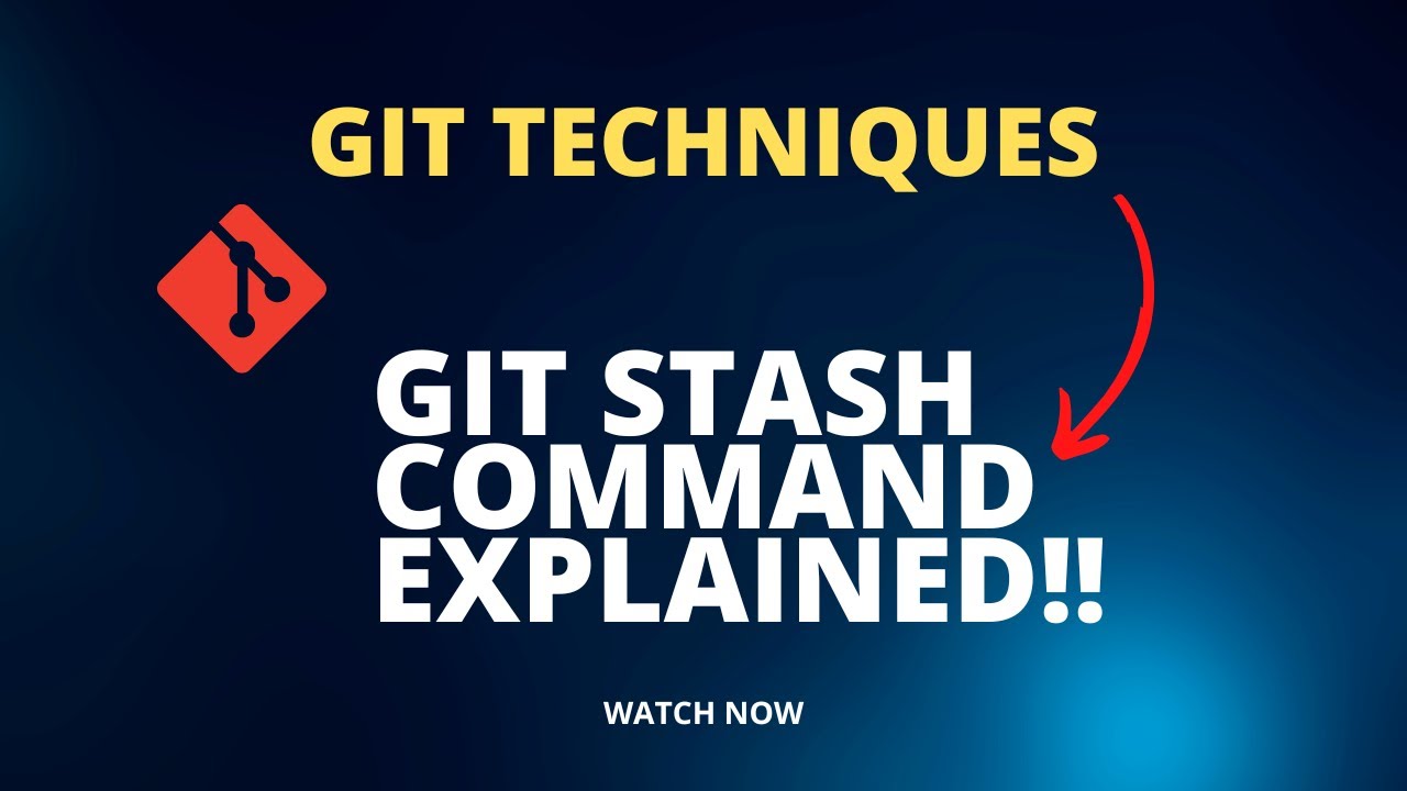 Git Stash Command. Explained easy!! 