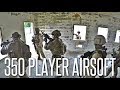 350 player airsoft war in mout facility  american milsim reindeer games