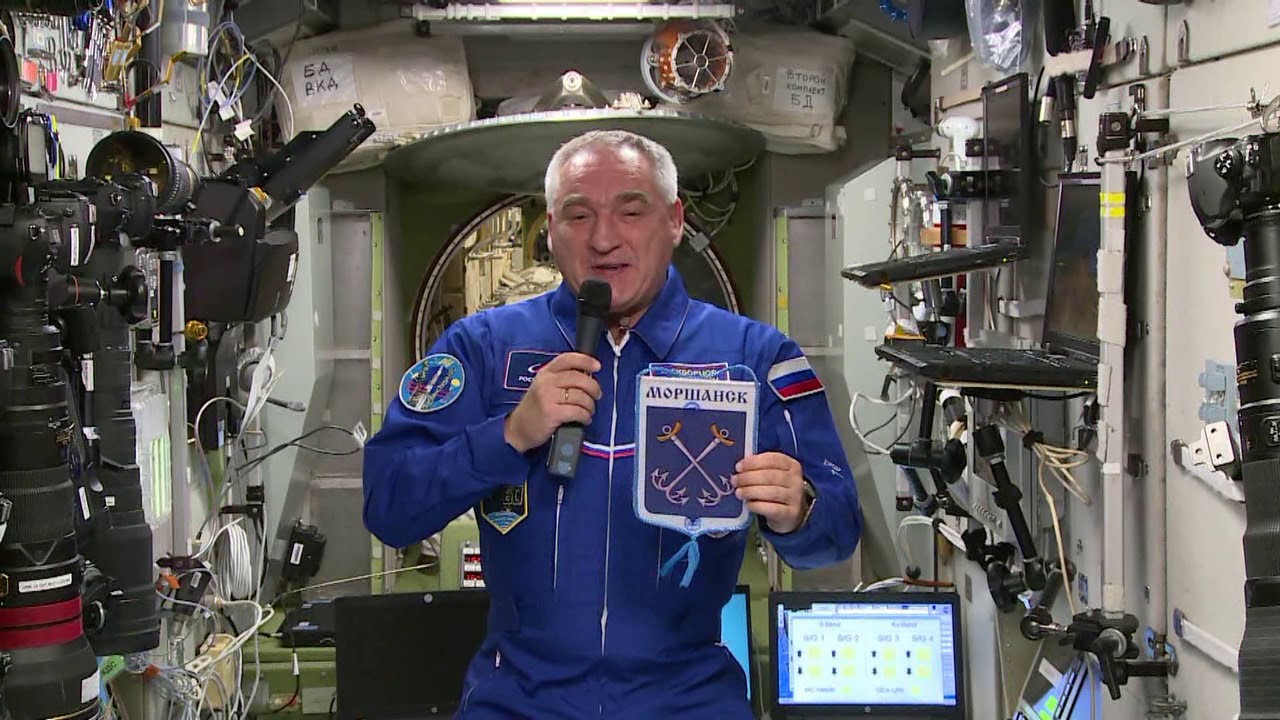 Скворцов из космоса с поздравлением городу Моршанску с 240-летием