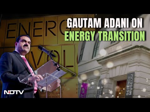 Gautam Adani On Energy Transition We Need: backslash