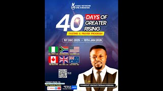DAY 12(EVENING SESSION)-40DAYS || GREATER RISING || FASTING &amp; PRAYERS. EVANGELIST KINGSLEY FREEMAN