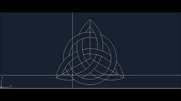 How to draw Celtic Knot Triquetra / Trinity Symbol Step by Step Tutorial Video
