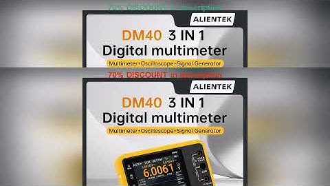 Why Everyone’s Talking About This Product! ALIENTEK DM40 Digital Multimeter Oscilloscope Signal Ge