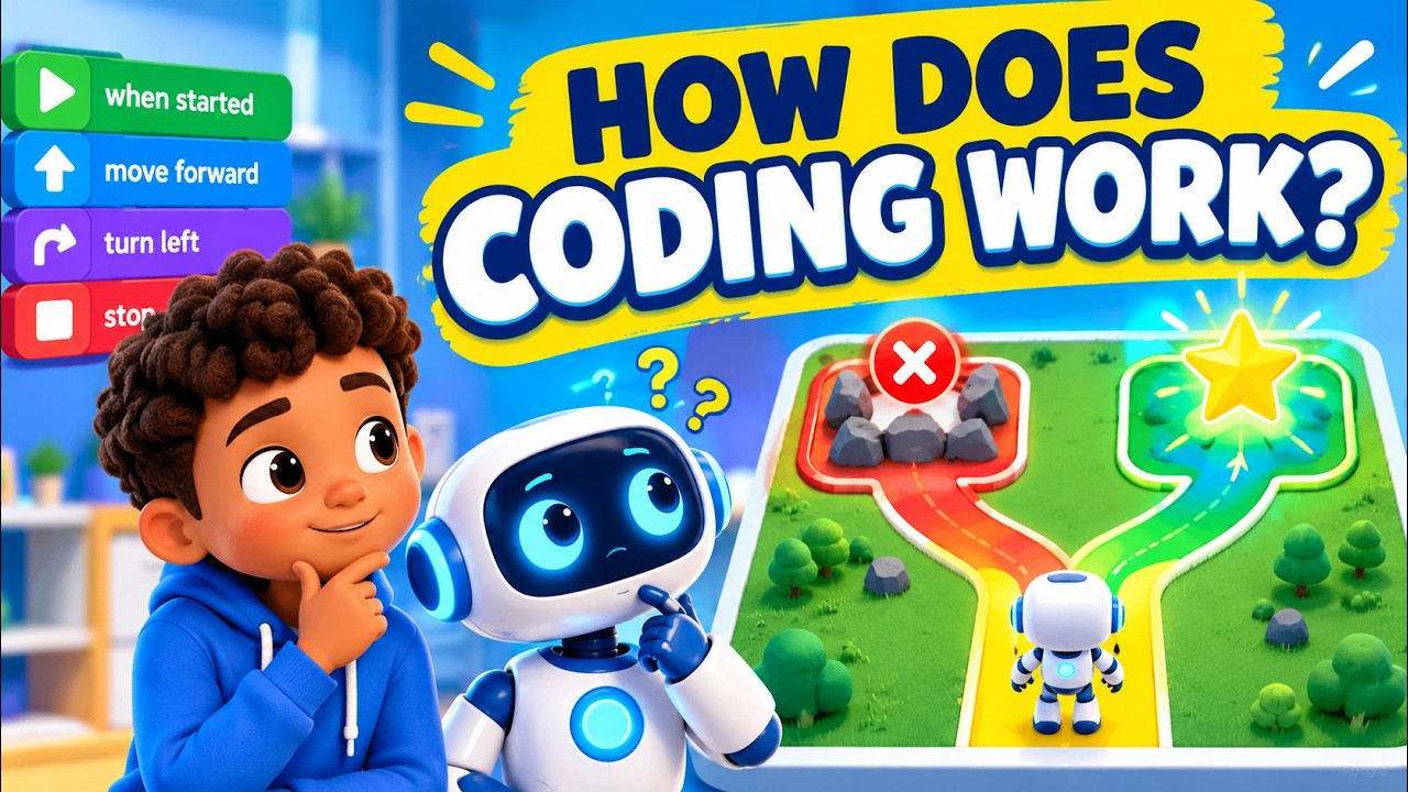 What Is Coding? 💻 Coding for Kids | Fun Programming Lesson - YouTube