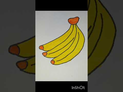 Banana Art Artist Drawing Draw Coloring Ytshorts Ytshortsvideo Viralshorts Viral 