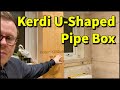 Kerdi Board U-Shaped Pipe Box Review - A Convenient Solution for Boxing in Soil Stack Pipes