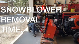 #169 SNOWBLOWER REMOVAL - A CASUALTY & A CLOSE CALL… by Orange is my New Green 422 views 1 month ago 21 minutes