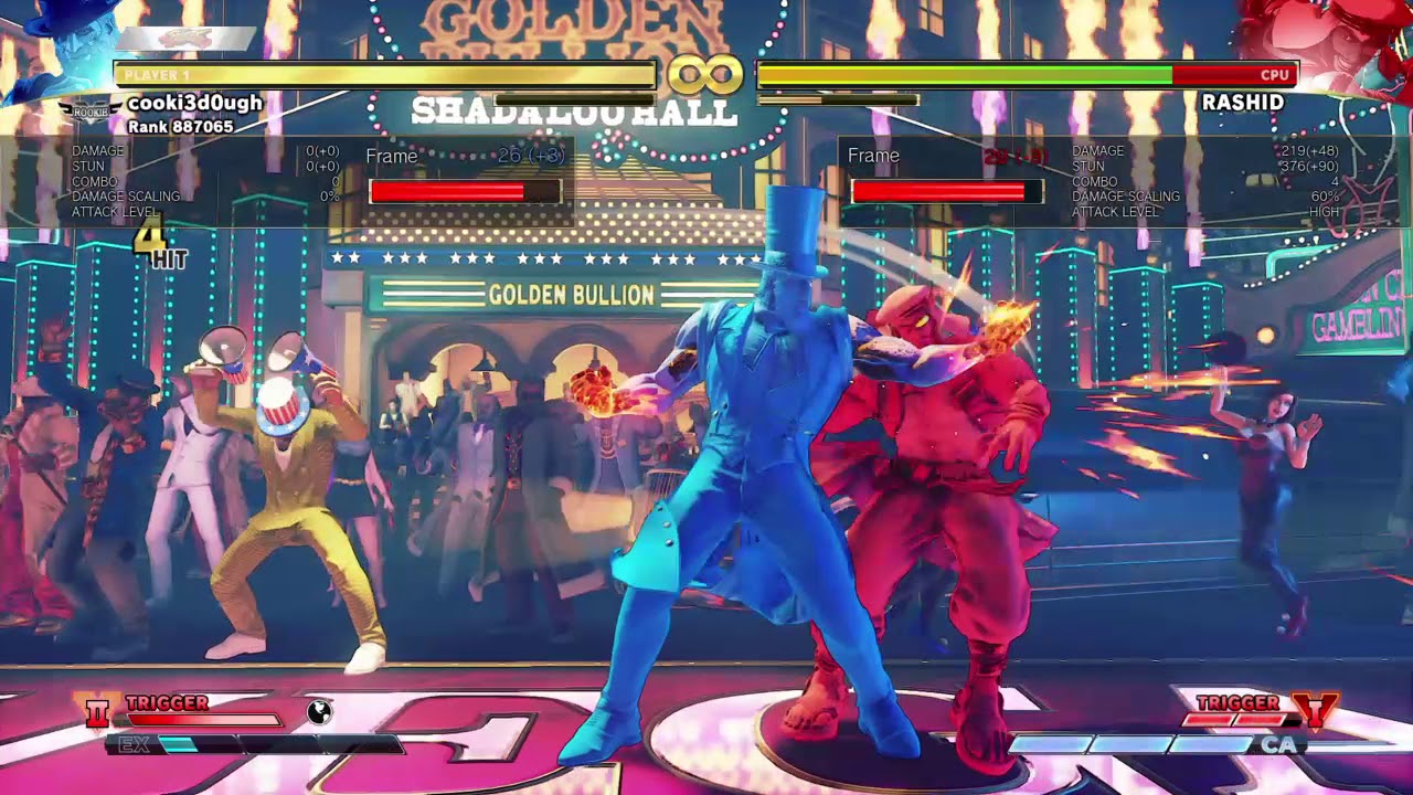 STREET FIGHTER V G dangerous president big damage