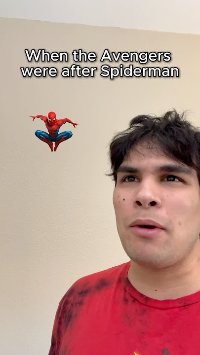 The Avengers Chase Spiderman #spiderman #avengers #marvel #comics