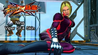 Nina Viper Sf4 Skin - Street Fighter X Tekken
