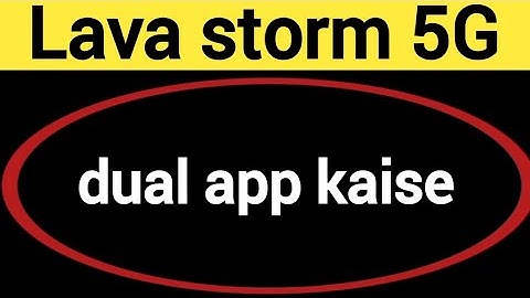 Lava storm 5G me dual app kaise lagaye, how to set app lock in Lava storm 5G
