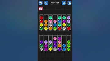 Ball Sort Puzzle by Guru Game: Levels 3481, 3482, 3483, 3484, 3485