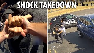 Shocking footage shows cop slamming 70-year-old man to the ground after minor traffic dispute