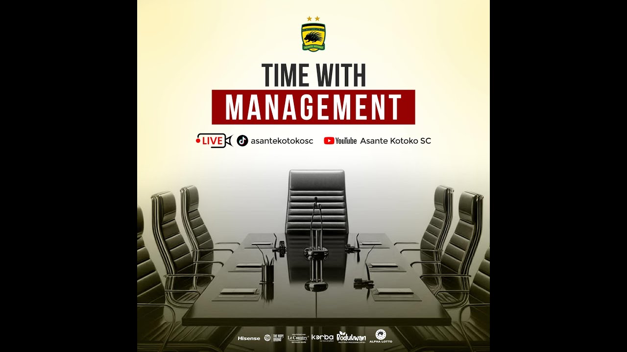 🔴LIVE: Maiden Edition of Time with Management | Asante Kotoko SC