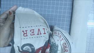 DIY Christmas Sack Pillows