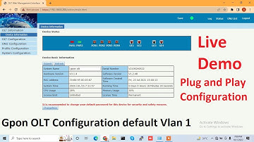 HOW TO CONFIGURE 4 PORT GPON OLT| FULL CONFIGURATION/CREATE ,LINE PROFILE,SERVICE PROFILE