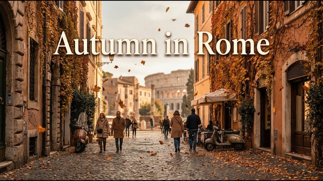 Autumn in Rome – Relaxing Indie Folk & Acoustic Music | Calm Travel Ambience