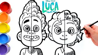 luca paguro and alberto scorfano (luca) drawn by beksdraws