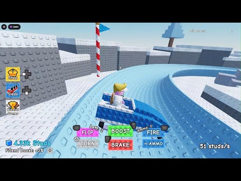 Playing Every Roblox Game: Bobsled Ride Down a Mountainside