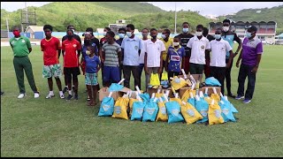 St Lucia Stars Presentation To Youth Cricket