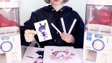 GACHA chooses what I DRAW!? / I re-draw your Gacha Club OC with copic markers