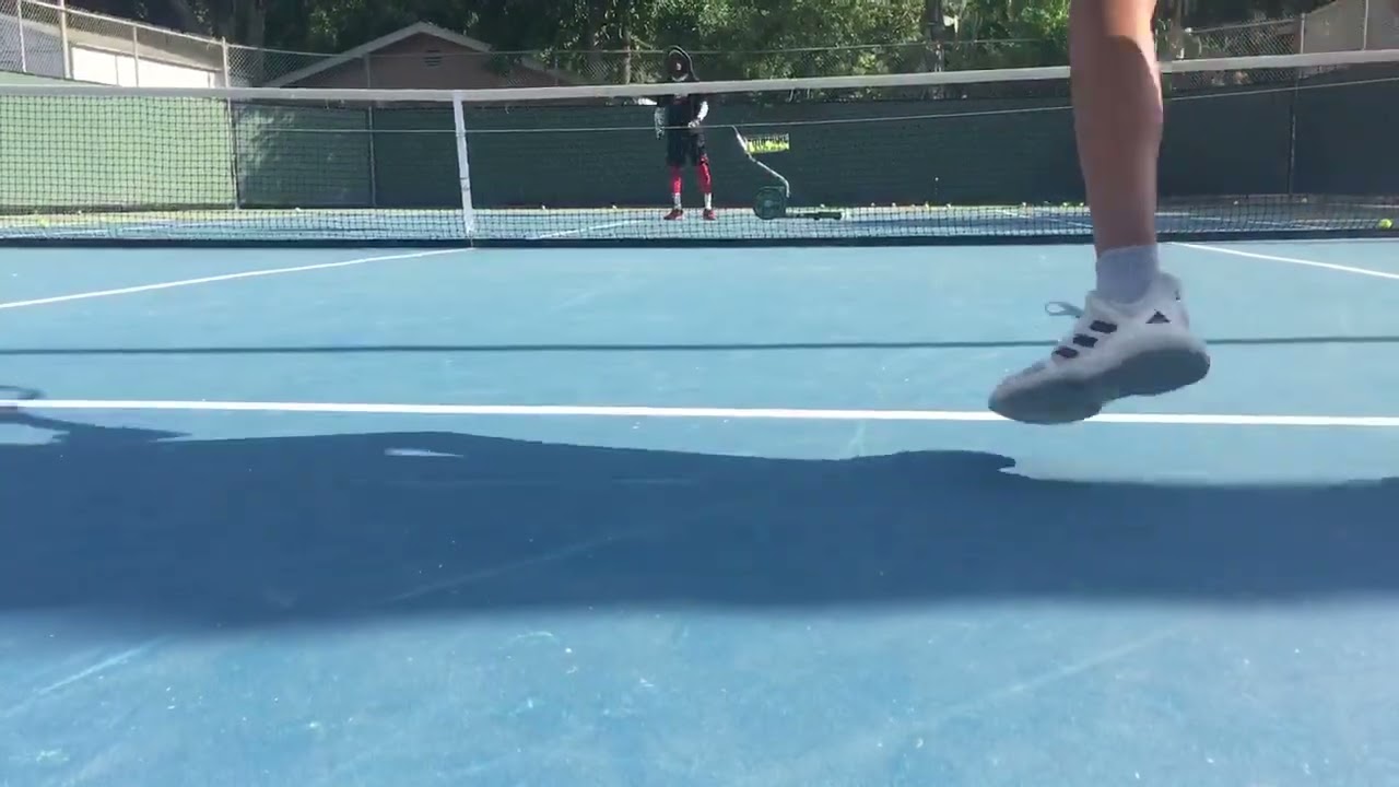 (2020) June 12 - Energy in the feet for volley change of direction work w/Thea F