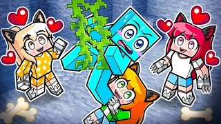 Download Lagu Un Chico LOBO en Una FAMILIA de Solo CHICAS LOBAS en Minecraft! MP3