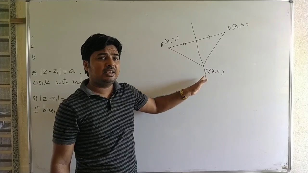 Lec15 Complex Numbers XI : Exercise 1.4 : Example 6 : Set of points in a complex Plane