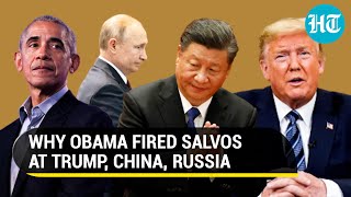 'India should lead...': Barack Obama slams China, Russia, Donald Trump on climate change | COP26