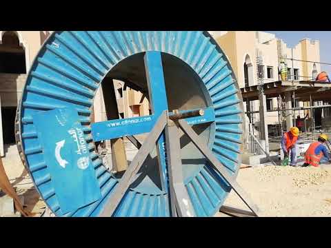 MV 3c*300mm Armed cable pulling