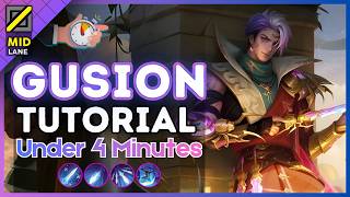 4-Minute Gusion Tutorial in the Mid Lane || (MLBB S39) 2026