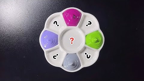 ❤️Create 5 Colors with Just 4 Colors Lavender, Magenta, Lime Green and Gray || Luna Color 