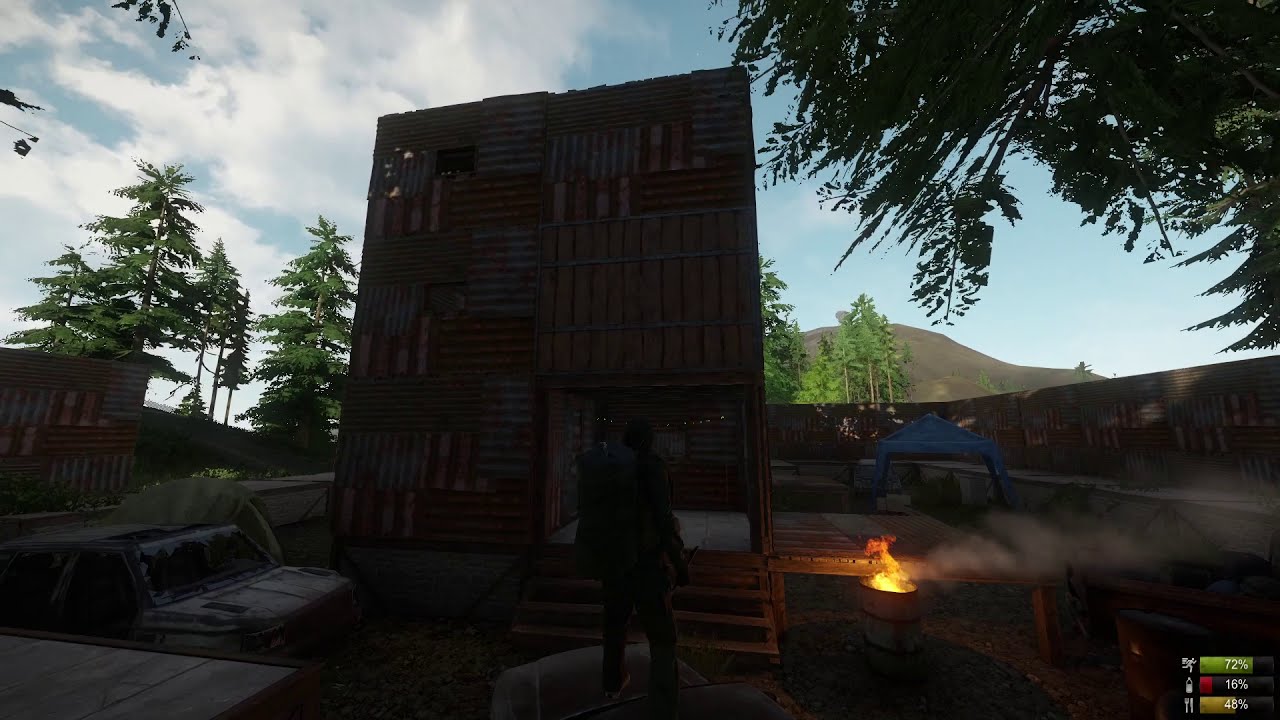 Miscreated. Типичный рейд. Raid base#20