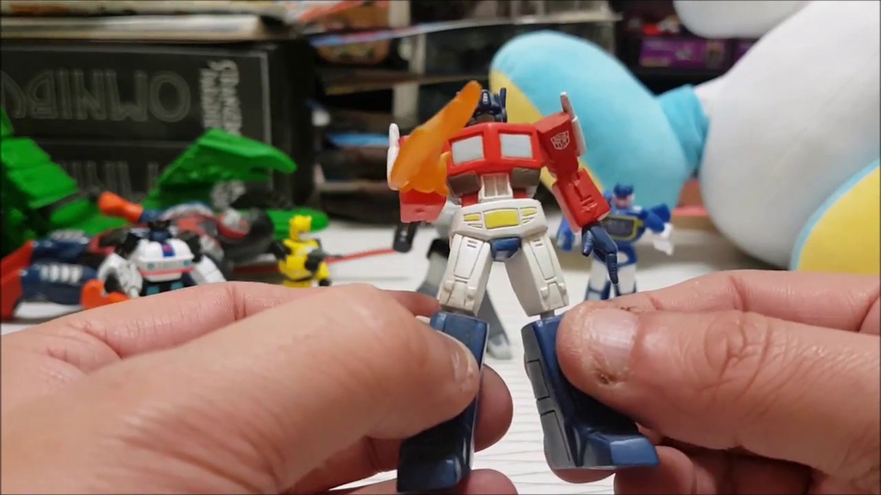 UnBoxing Transformers Heroes Of Cybertron Optimus Prime, Megatron