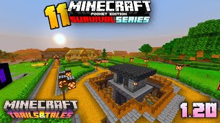 I TRANSFORMED MY ENTIRE WORLD FOR NEW 1.20 UPDATE || MCPE  1.20 survival series #11 in Hindi ||