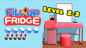 SATISYING Fill Up Fridge Level 2-3 ♀️♂️| Android Gameplay Walkthrough