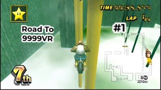 Mario Kart Wii - Road To 9999VR! #1 - I HATE MUSHROOM PEAKS!!!!!