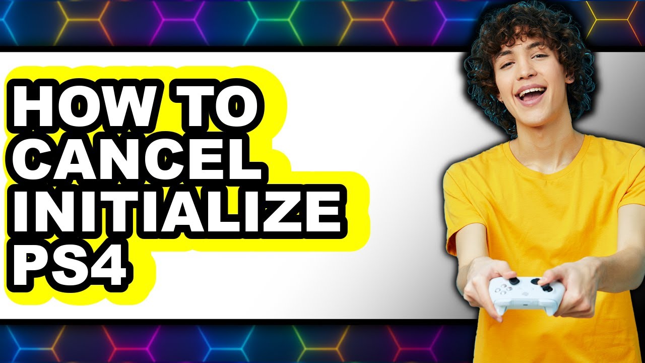 How to Cancel Initialize Ps4 (full Guide) - YouTube