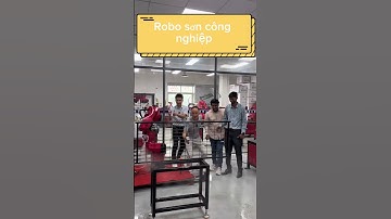 Robot phun sơn  chép thao tác quá hiện đại #haumayhan #mayhanweldhome