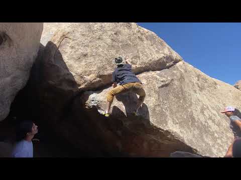 Beta Video for climb Dodging Bullets v9, Joshua Tree