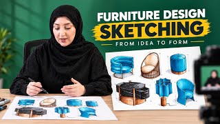 🔸️Furniture Design Sketching Course Demo✒️✨️