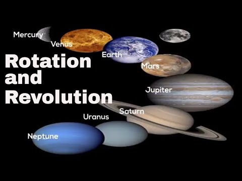 Video: Forskellen Mellem Rotation Og Revolution