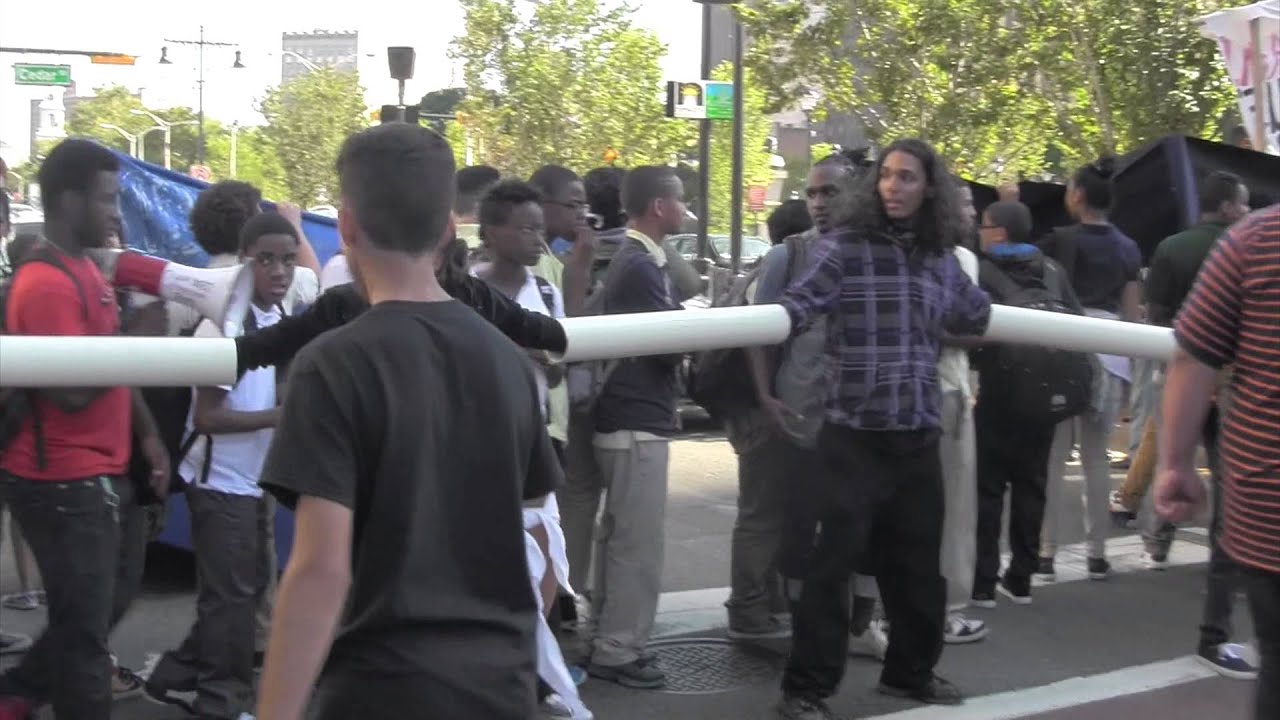 Time for some traffic problems outside Cami Anderson's Office