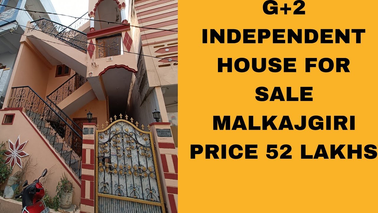 G+1 INDEPENDENT HOUSE FOR SALE LALAPET MALKAJGIRI YouTube
