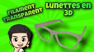 Jimprime Des Lunettes Avec Du Filament Transparent