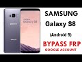 Samsung Galaxy S8/S8+ FRP Google Account Bypass Easy Android 9 Without PC