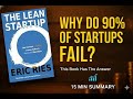 THE LEAN STARTUP by Eric Ries | Book Summary & Key Lessons
