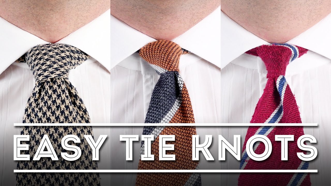 3 Easiest Tie Knots for Beginners - Step-By-Step Instruction - Works  Guaranteed 